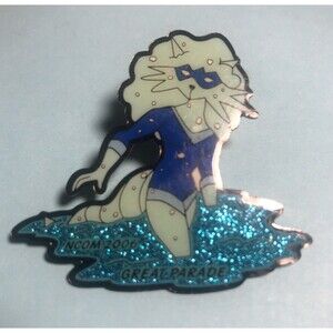 OM Odyssey of the Mind Pin 2006 North Carolina  Blue Fantasy Anime Figure *GUC